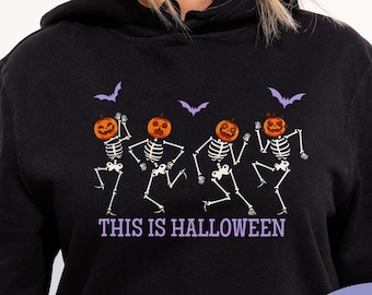 Dancing Skeletons Halloween SVG, PNG Cut File (Digital Download)