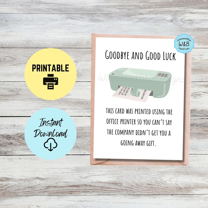 Printable Going Away Card for Coworker - Il 794xN.5221671170 Ajpw 