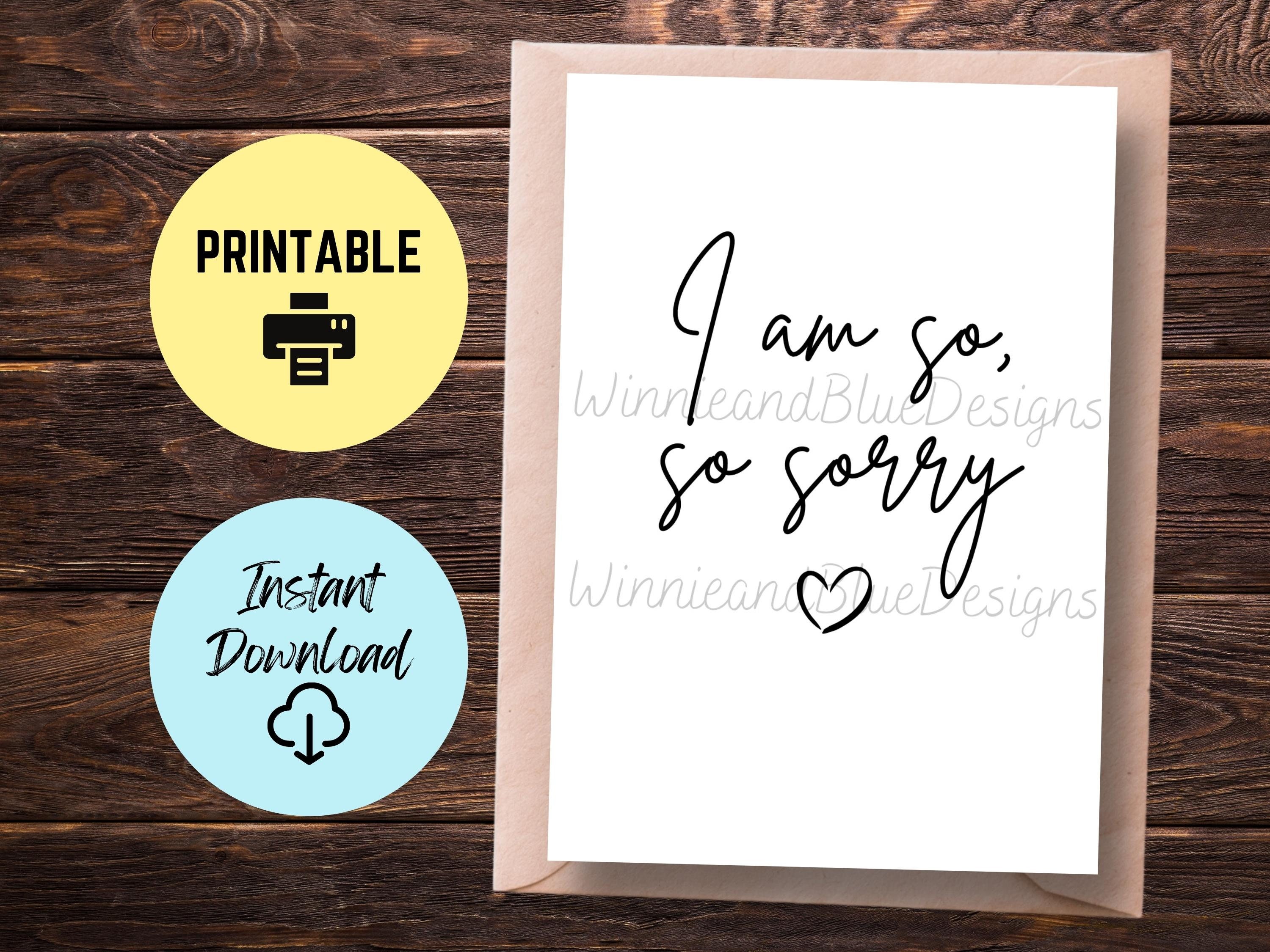 Condolence Card Printable, Sorry for Your Loss Card, Grief Card, Heart ...