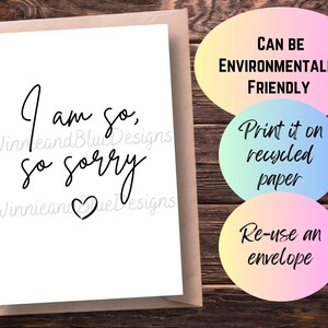 Condolence Card Printable, Sorry for Your Loss Card, Grief Card, Heart ...