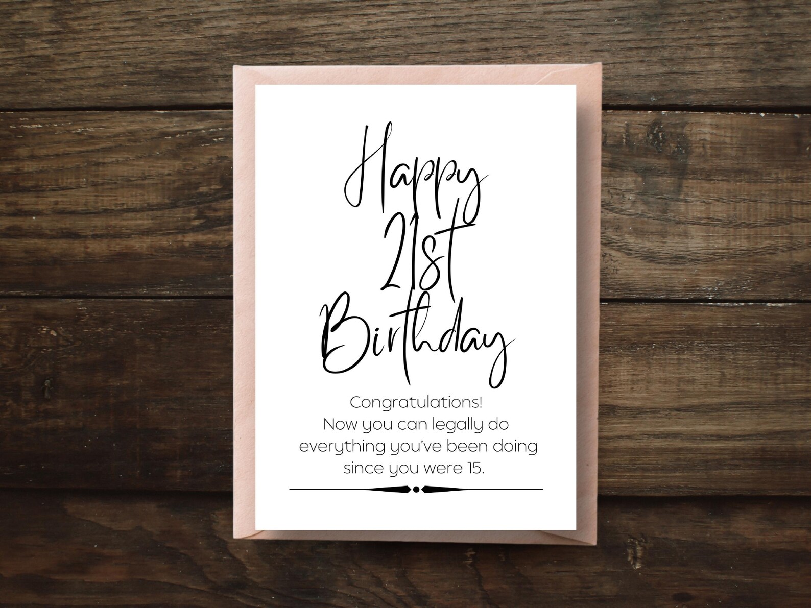 Funny 21st Birthday Card Printable Birthday Card Milestone | Etsy