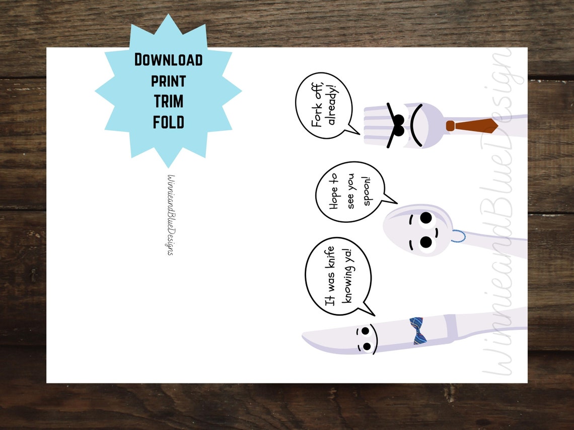 Funny Coworker Goodbye Card Printable, Funny Farewell Card, Funny ...