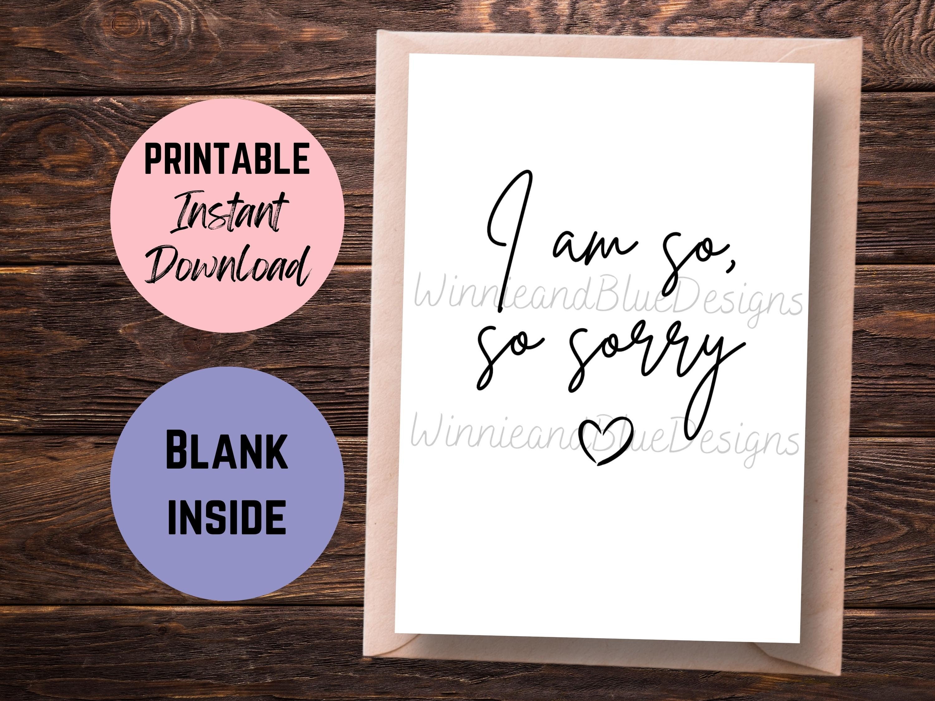 Condolence Card Printable, Sorry for Your Loss Card, Grief Card, Heart ...