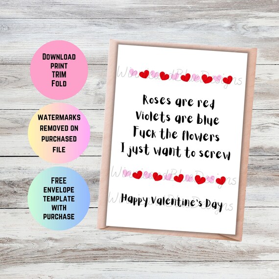 Printable Valentine's Day Card for Boyfriend - Valentine Card for