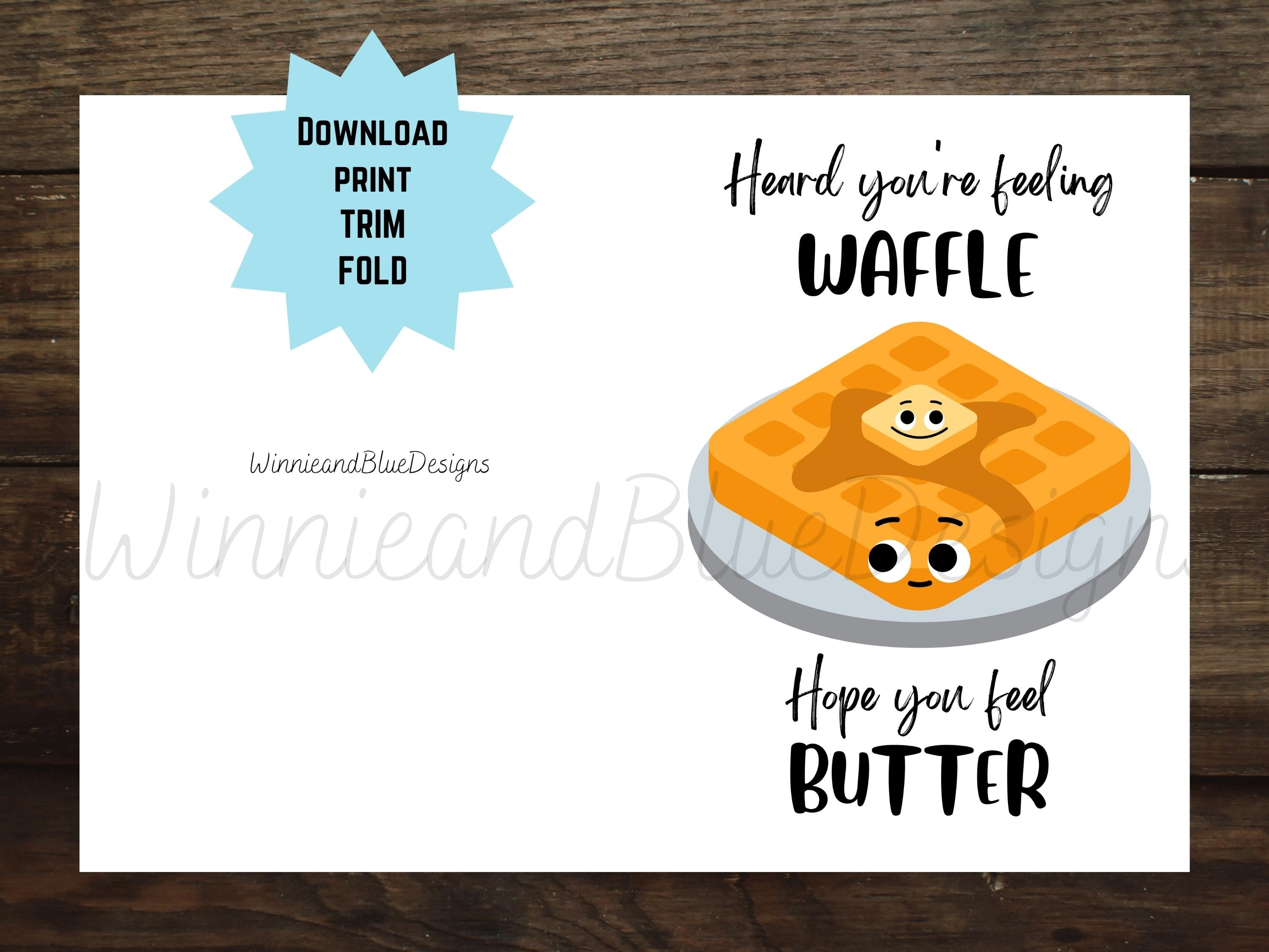 Funny Get Well Soon Card Printable Funny Pun Recovery Card - Etsy