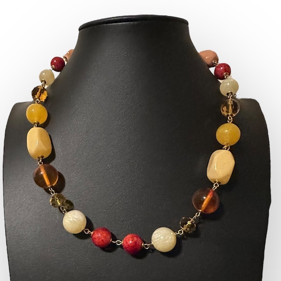 Joan Rivers Colorful Beaded Necklace - image 1