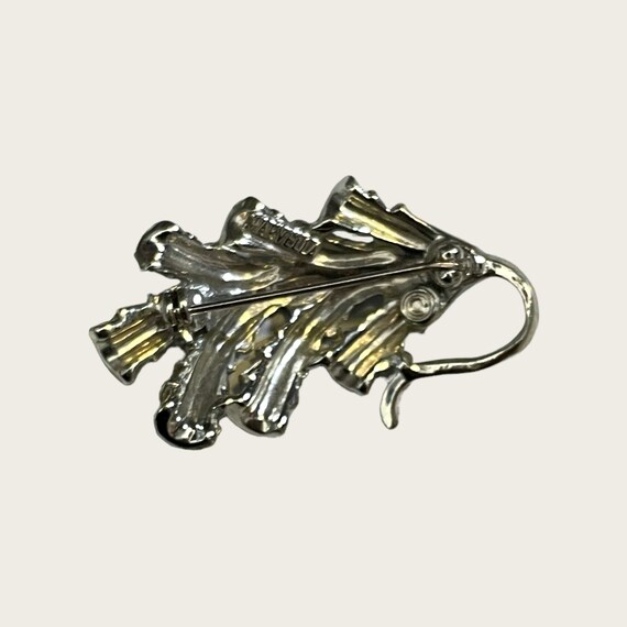 Marvella Silver Tone Bell Floral Bouquet Pin Broo… - image 4