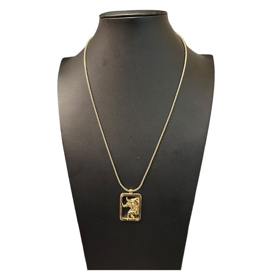Avon Vintage Zodiac Taurus Necklace - image 2