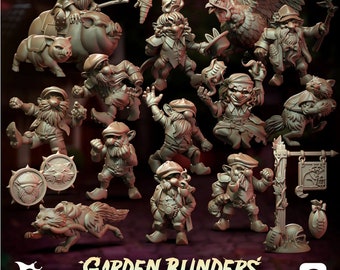 Garden Blinders Gnome team - Punga Minatures - Fantasy Football