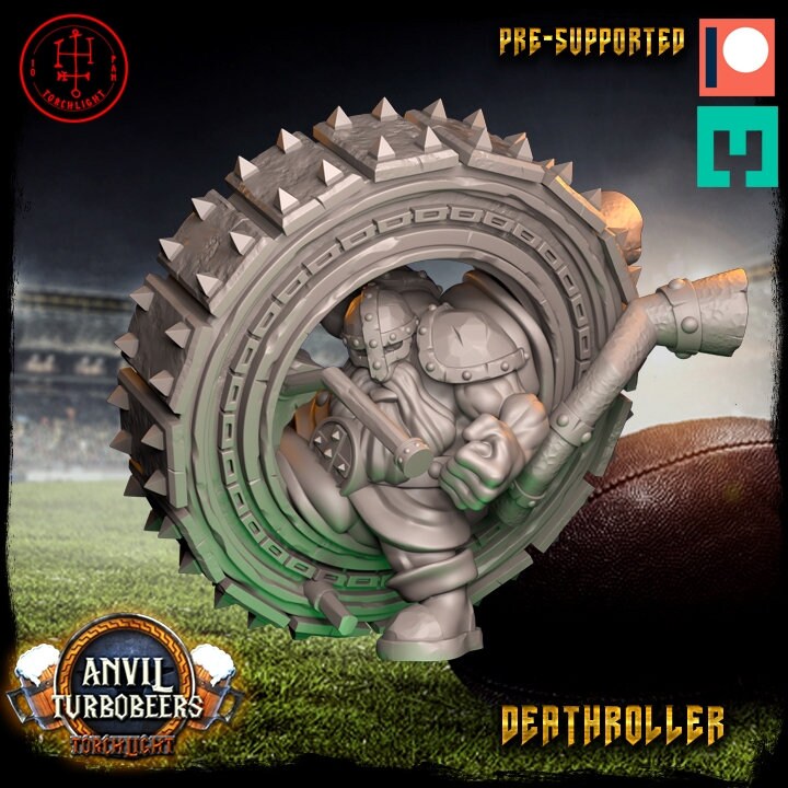 Deathroller of Anvil Turbobeers , TorchLight Models , fantasy football