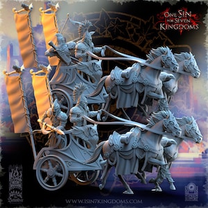 Rydwan Elfów Silvermoor z Lancerem - The Beholder Miniatures - Październik 2023 Fantasy - Gra stołowa