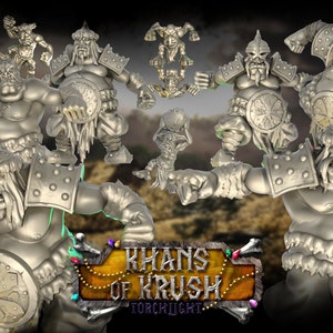 The Khans of Krush Team, TorchLight Models, fantasy football