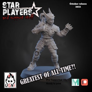 Starla Von Skill- UGNI miniaturen- Fantasy Voetbal