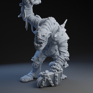 Mummified Troll Star player - BruteFun Minatures - Fantasy Football