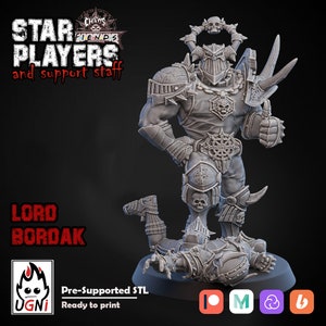 Lord Bordak (Version des besiegten Mannes) – UGNI-Miniaturen – Fantasy Football