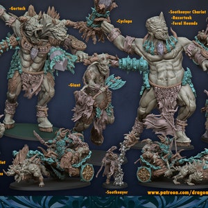 Beastmen May pack 2023 - Fantasy - DragonsLake - Table Top Game