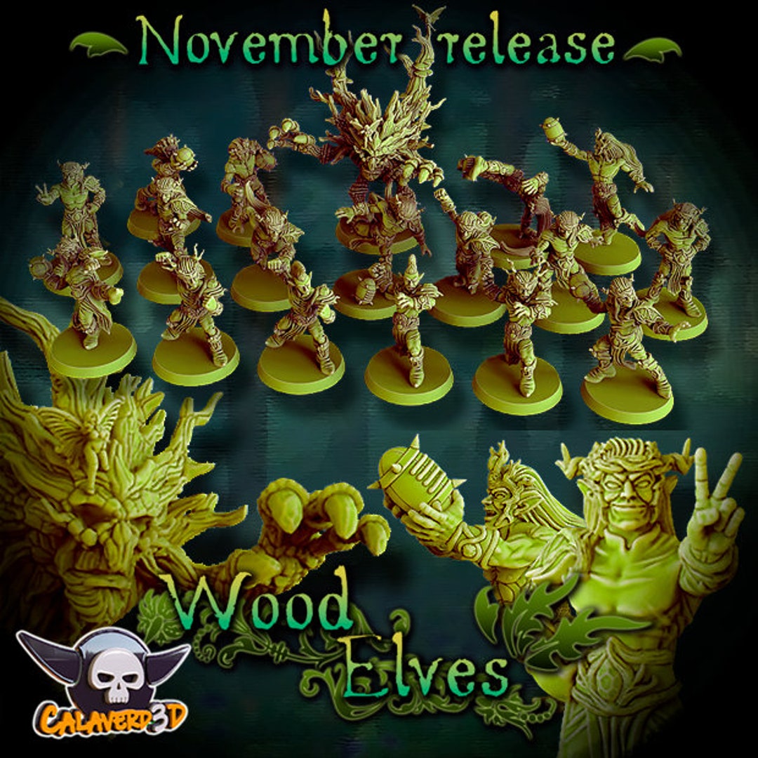 Wood Elves Calaverd Fantasy Football Etsy