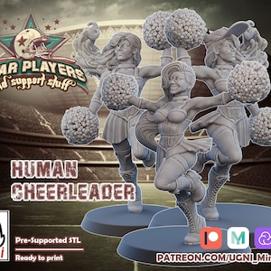 Human Cheerleaders - UGNI miniatures- Fantasy Football