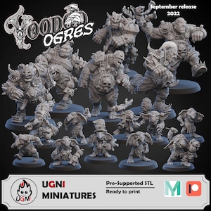 Ogros vudú - Miniaturas UGNI- Fantasy Football