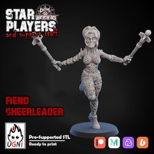Fiends Cheerleaders- UGNI miniatures- Fantasy Football