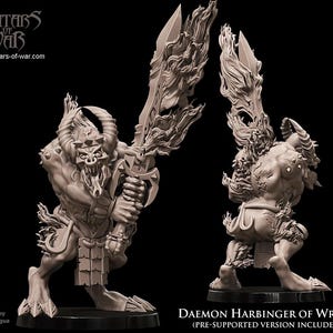 Daemon Harbinger of Wrath - Avatar of War - Fantasy - Table Top Game