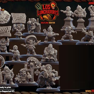 Los Lunchadores. Part 2 - UGNI miniatures- Fantasy Football