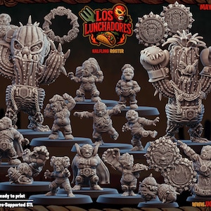 Los Lunchadores. Part 1 - UGNI miniatures- Fantasy Football