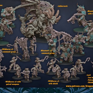Beastmen February pack 2023 - Fantasy - DragonsLake - Table Top Game