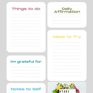 Self Care Daily Planner