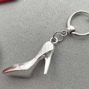 High heel clip on, Shoe earrings, Ladies shoes earring, Silver shoe earrings, Fashion Earrings,Barbie earrings,Doll earrings,High Heel Charm