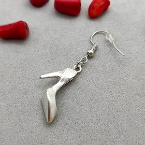 High heel earring, Shoe earrings, Ladies shoes earring, Silver shoe earrings, Fashion Earrings,Barbie earrings,Doll earrings,High Heel Charm
