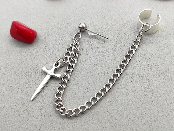 Chain earrings for guys best sale