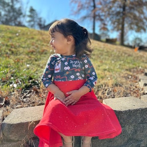 Christmas Girls Dress / Joyeux Noel