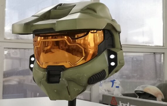 MASTER CHIEF HELMET Halo Series - Etsy 