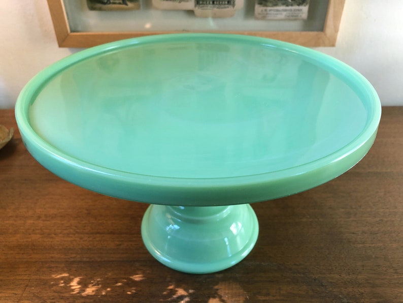 Martha Stewart Martha by Mail 10 Jadeite Green Cake Etsy