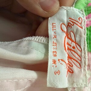 Vintage 1970 60s Lilly Pulitzer The Lilly Floral Sailor Pants image 4