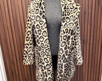 70s 60s most perfect leopard coat Morroco Styled by Fairmoor - modern medium- Leopard Coat