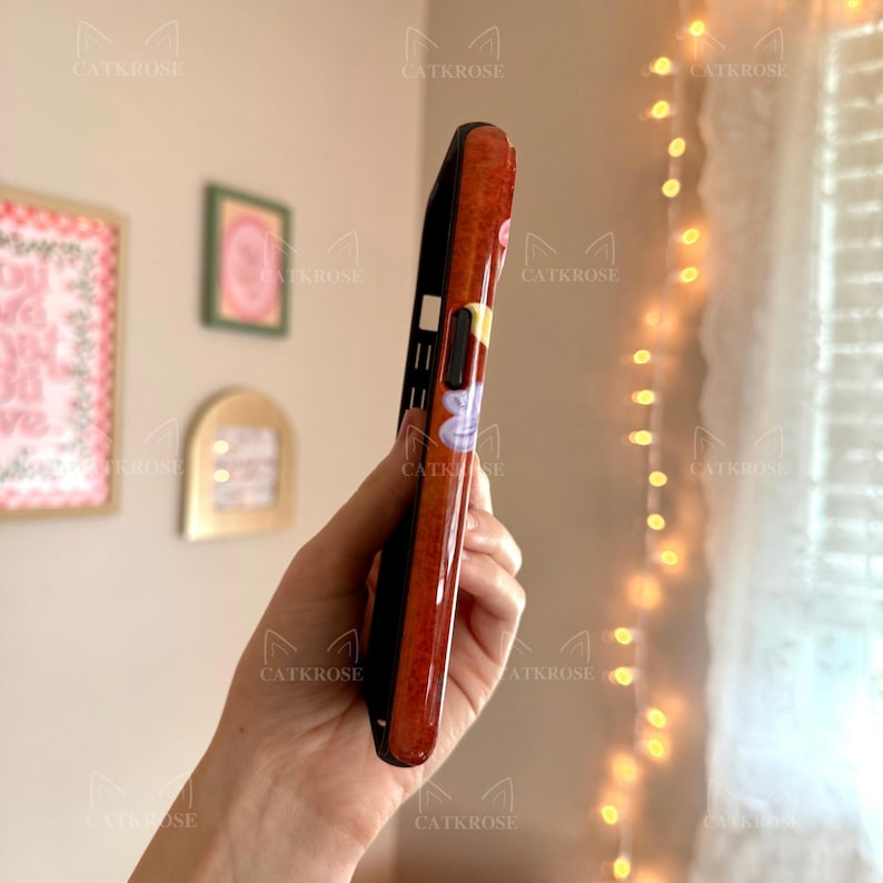 Magnetic Piano Floral phone case afbeelding 3