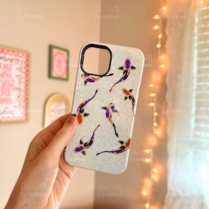 Beige Koi Fish Phone case Bild 1