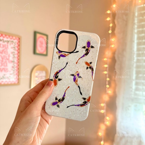 Beige Koi Fish Phone case