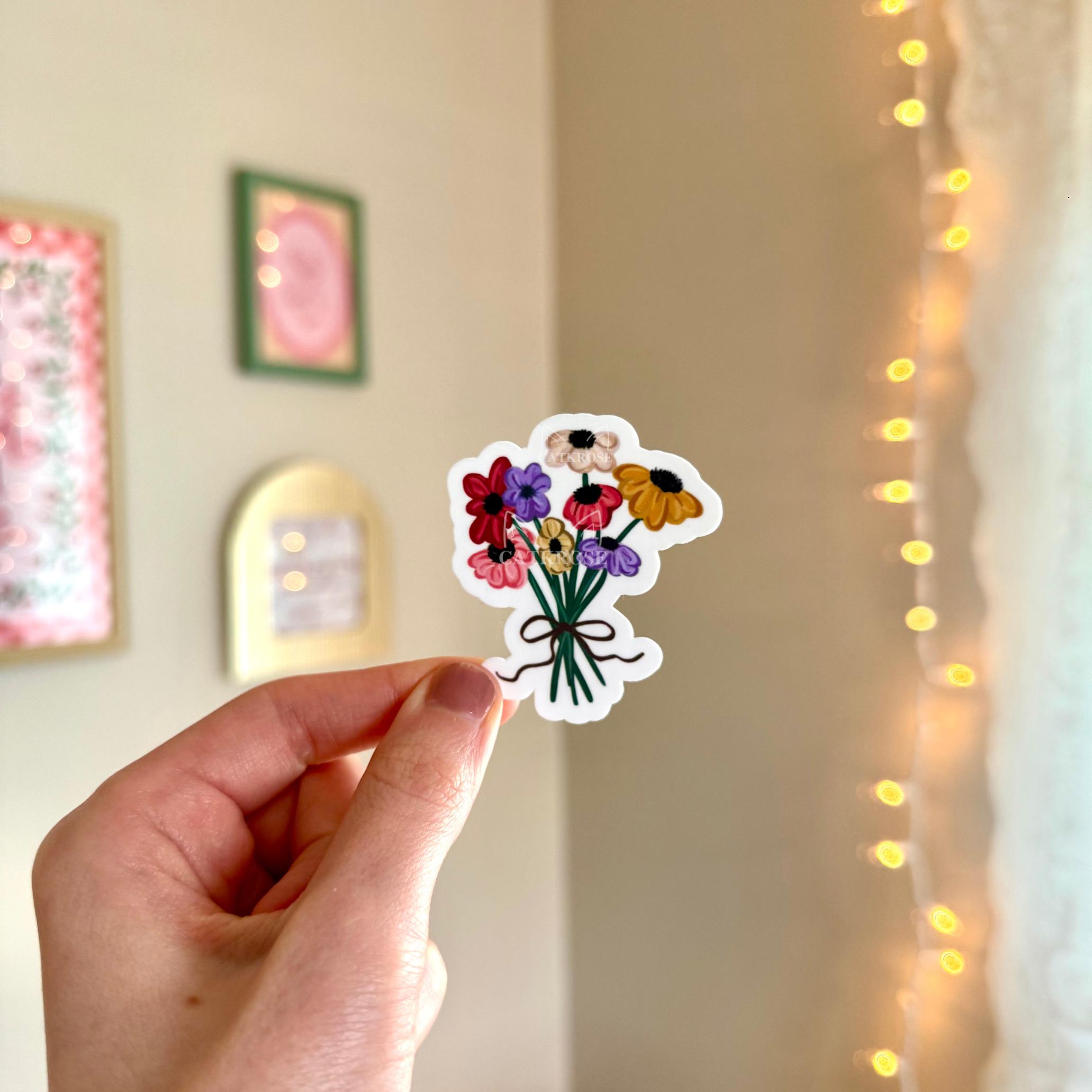 Smiling Flower in Coral Enamel Pin Smiling Flower in Coral Enamel Pin