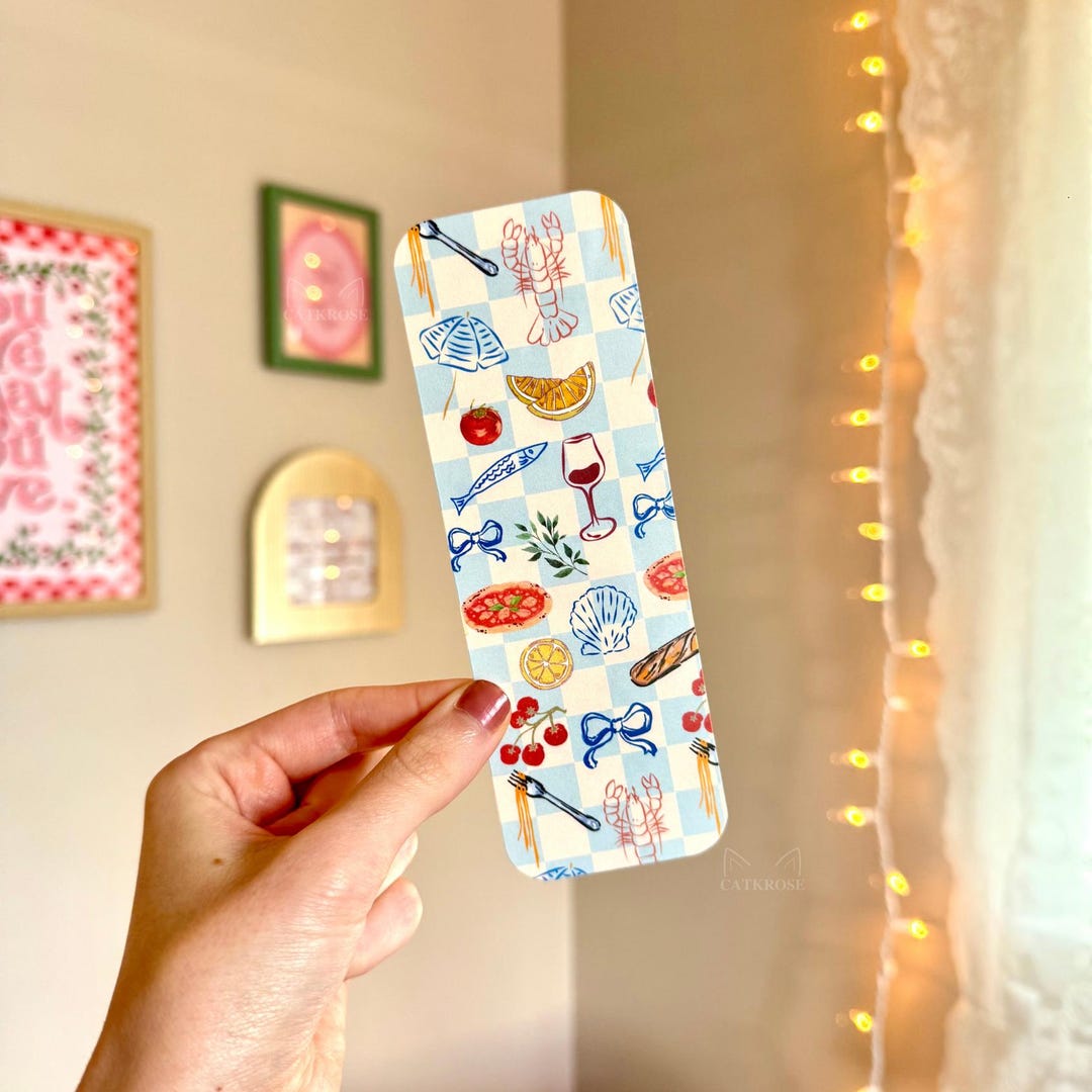 Italian Summer Print Bookmark - Etsy