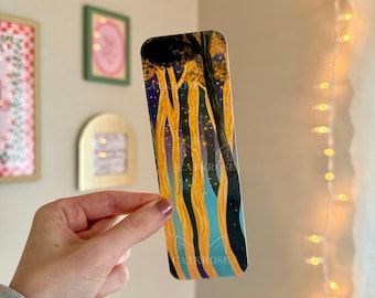 Golden tree bookmark