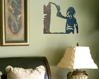 Metal Art: Father & Daughter Holding Hands - Nostalgic Family Decor