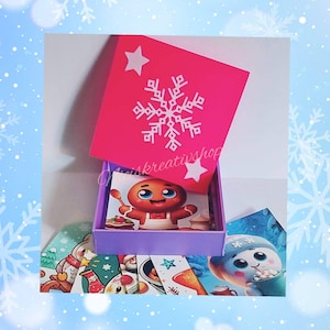 Silikonpapier, Release-Paper, Diamond Painting, Mysterybox, Mystery, Box, Winter/Weihnacht