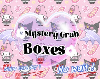 Mystery Surprise Bags! Sculptures, Stickers, pins ! Plushies and more!