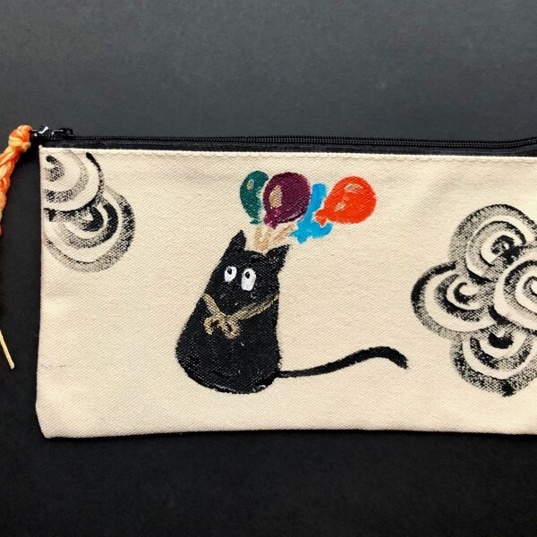 Painted Canvas Bag Etsy