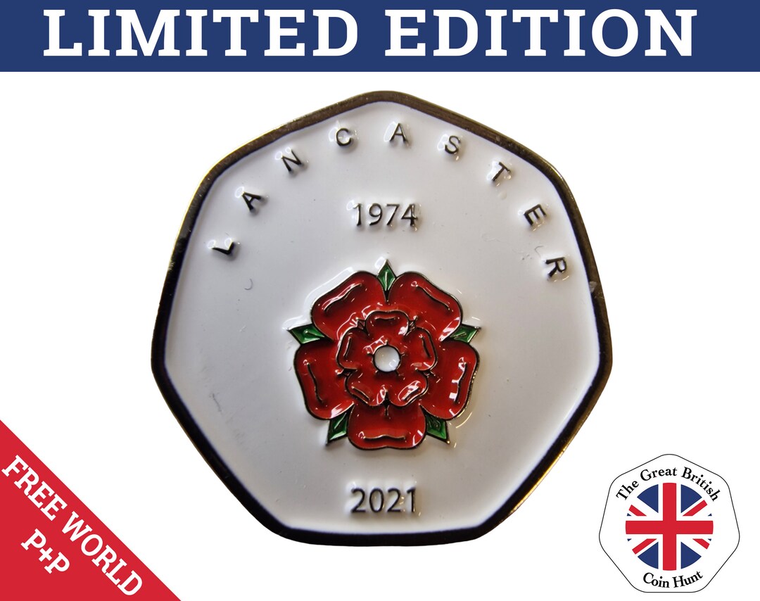 Lancaster the City Collection 50p Shaped Novelty Coin All Uk Etsy UK
