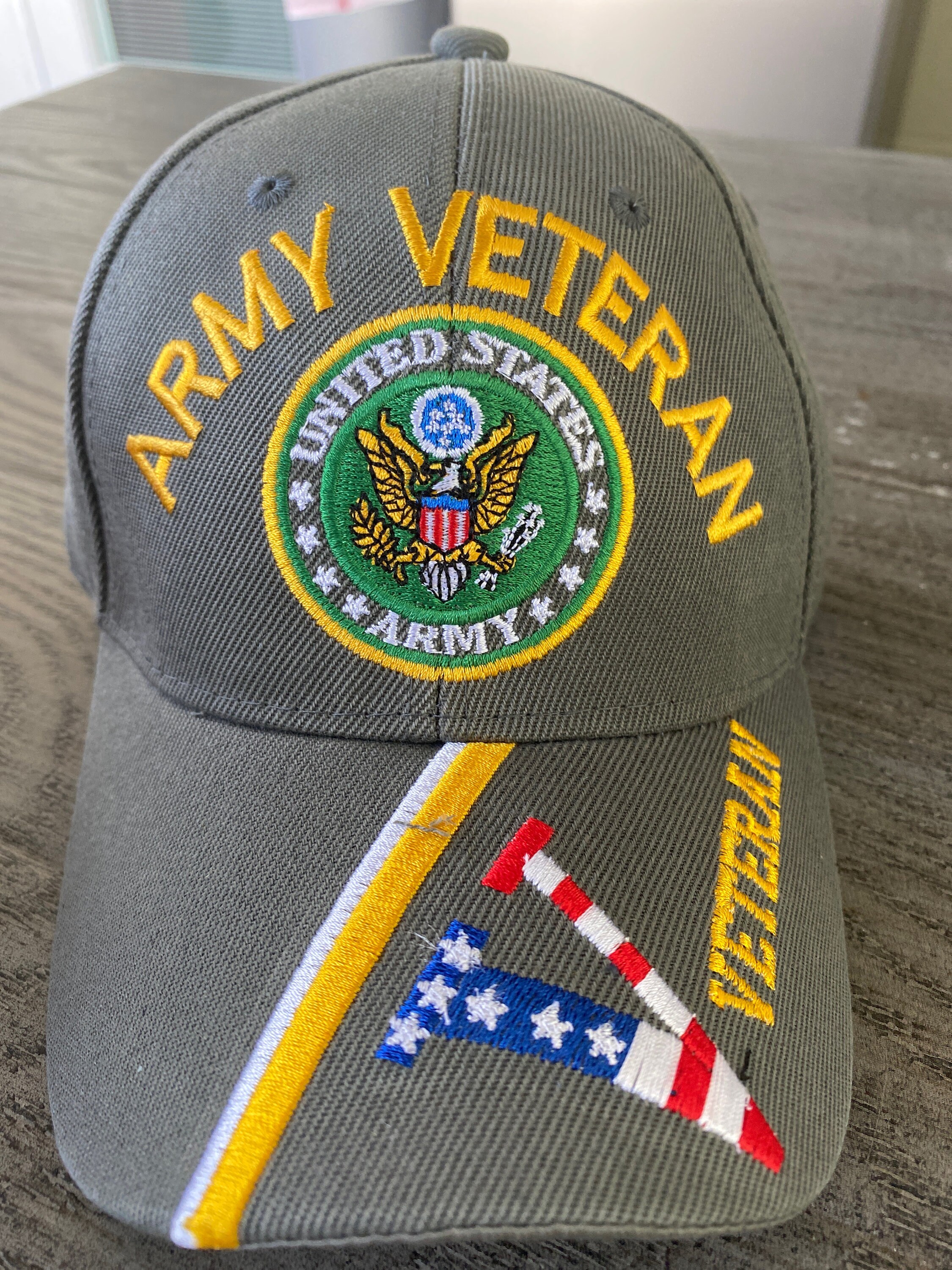 US Army Veteran Hat Etsy