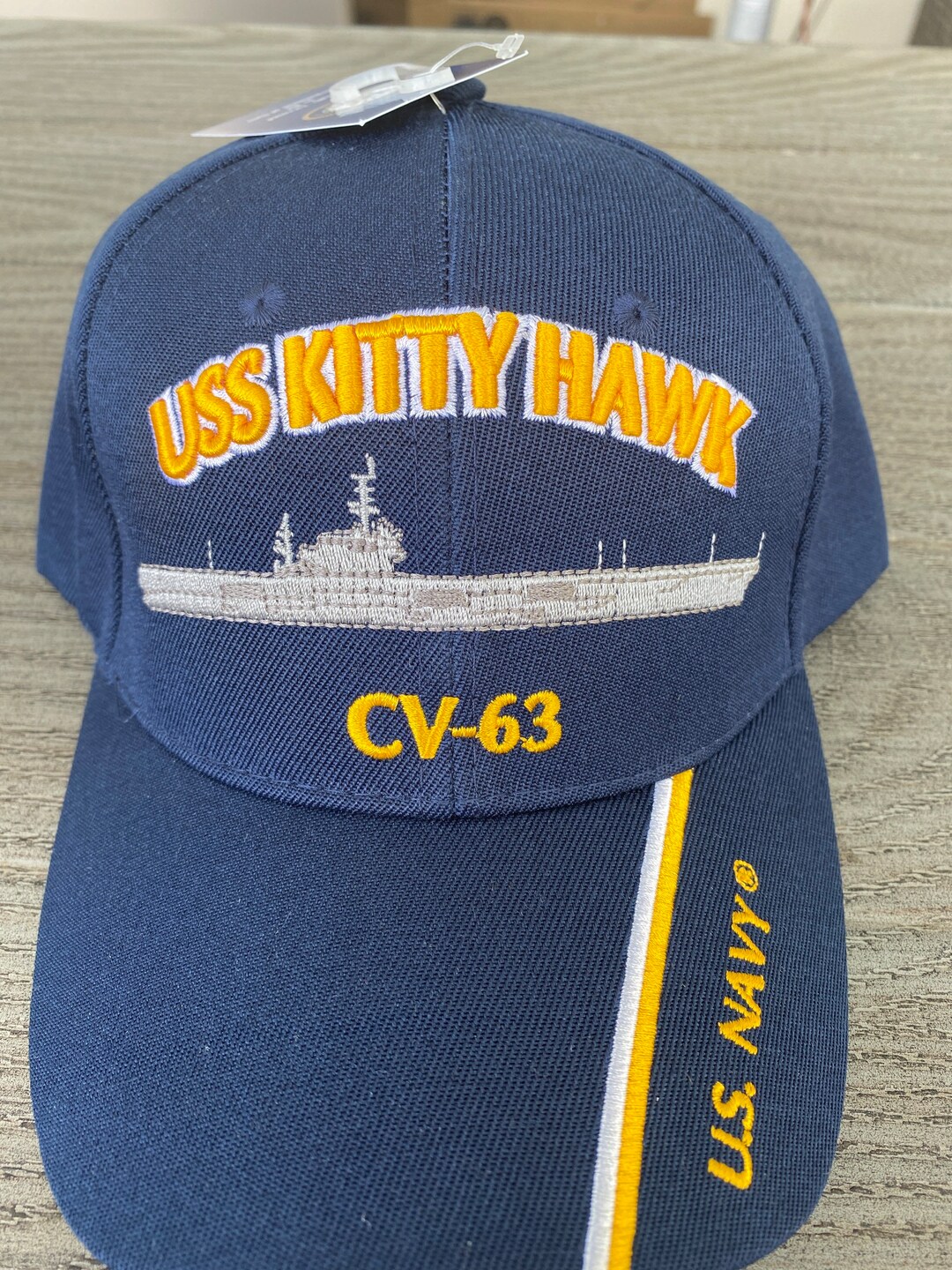 USS Kitty Hawk Hat Etsy